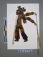 藏品(皮影戲偶—武淨)的圖片